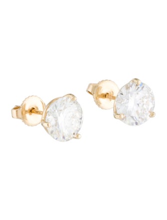 Earrings 14K 3.93ctw Lab-Grown Diamond Stud Earrings
