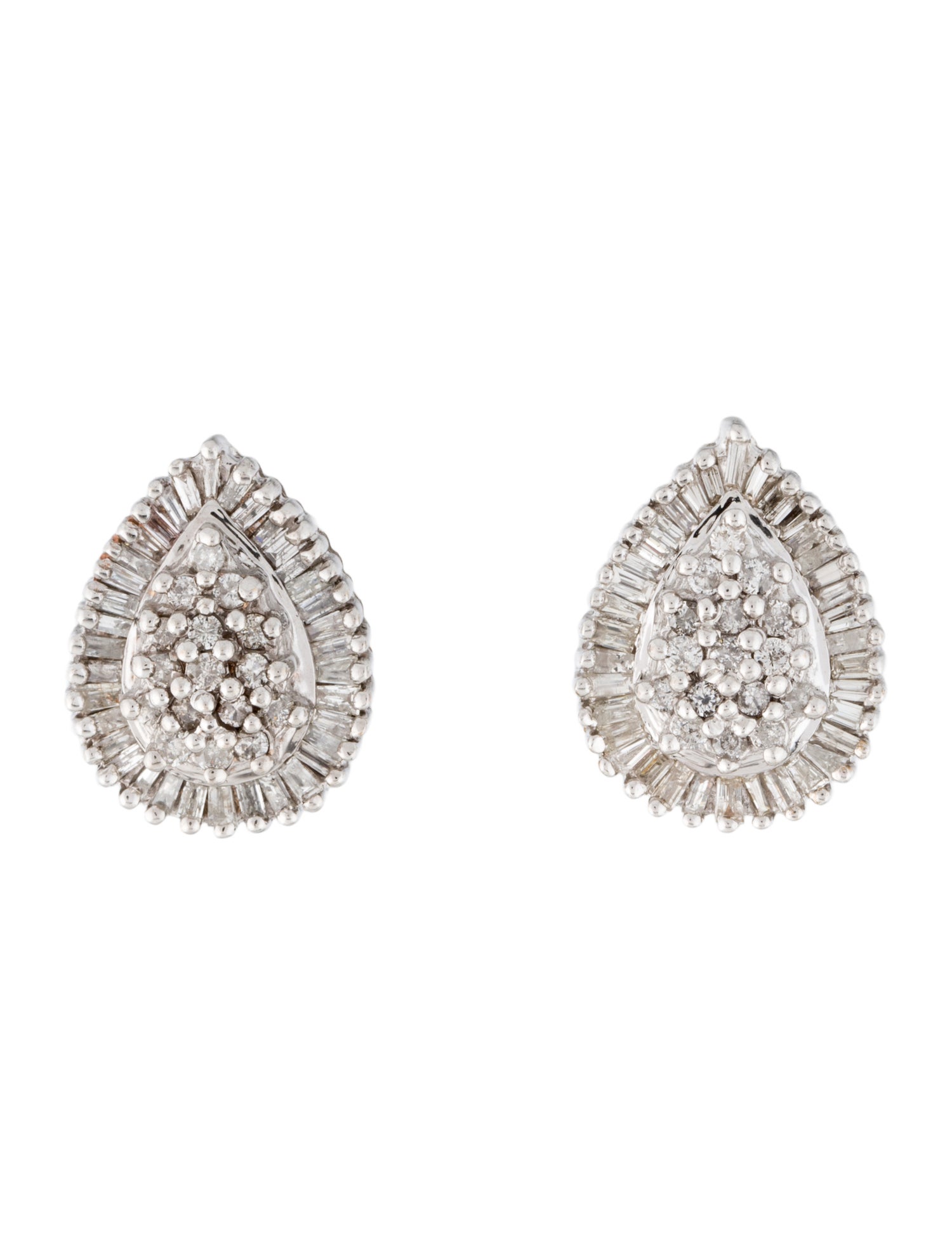 Earrings 14K 1.53ctw Diamond Earclips