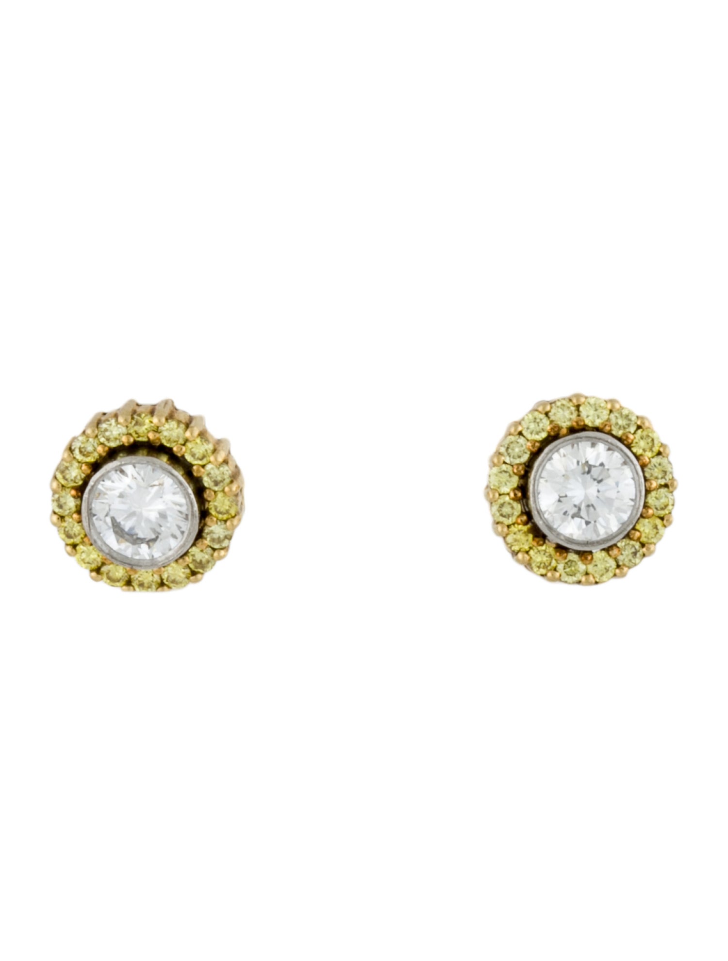 Earrings 18K Diamond Stud Earrings