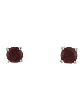 Earrings 14K 1.14ctw Garnet Stud Earrings