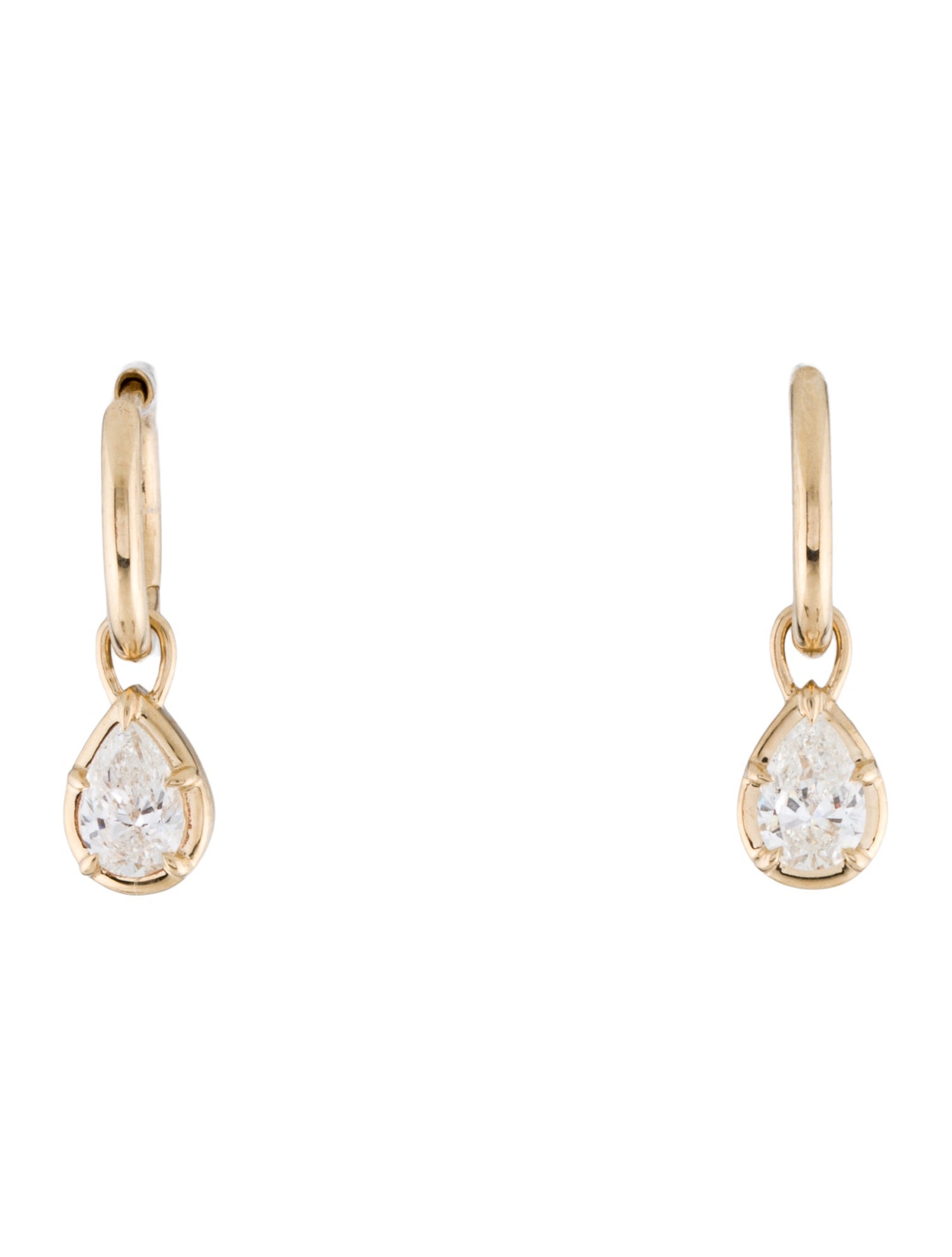 Earrings 14K Diamond Drop
