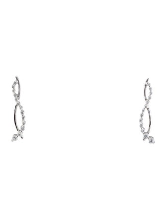 Earrings 14K Diamond Drop Earrings
