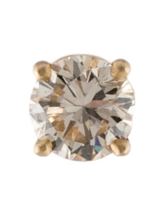 Earrings 14K Diamond Single Stud Earring