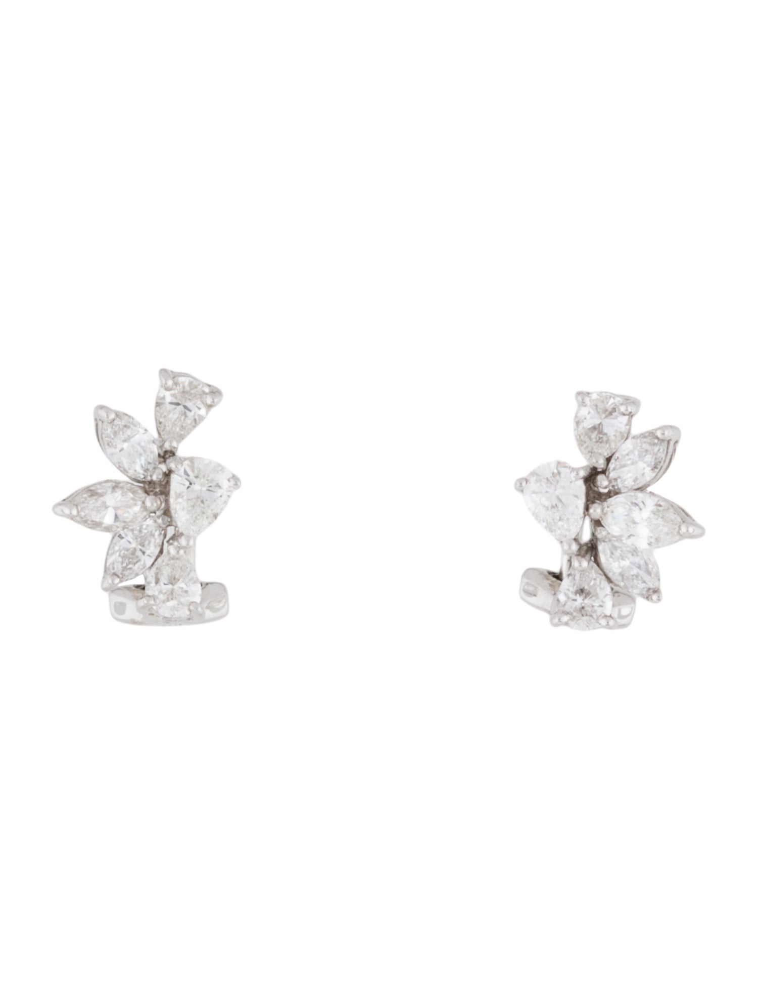 Earrings 18K 2.18ctw Diamond Earrings