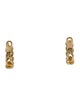 Earrings 14K Diamond Pavé Chain Link Hoop Earrings
