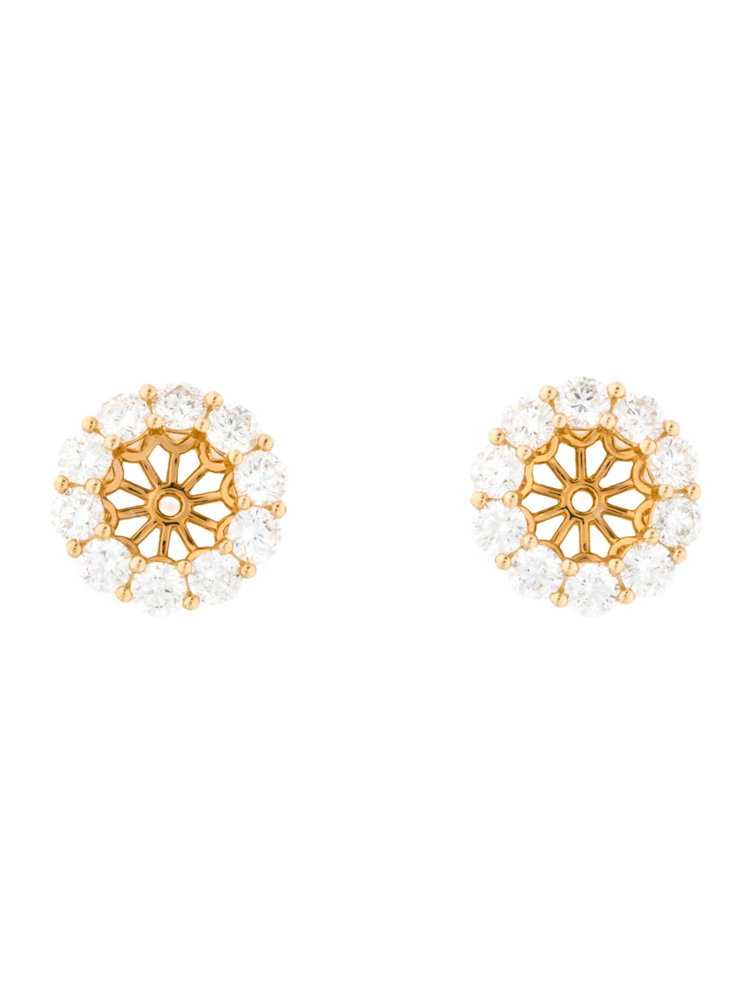 Earrings 14K 1.25ctw Diamond Earring Enhancers