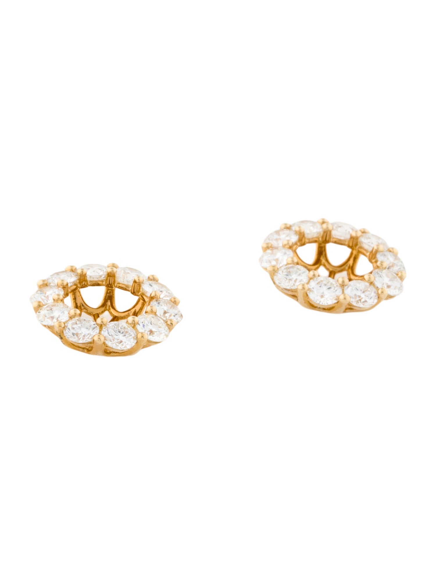 Earrings 14K 1.25ctw Diamond Earring Enhancers