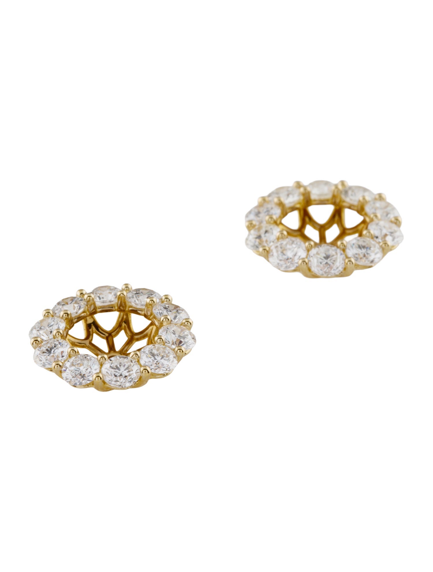 Earrings 14K 2.00ctw Diamond Earring Enhancers