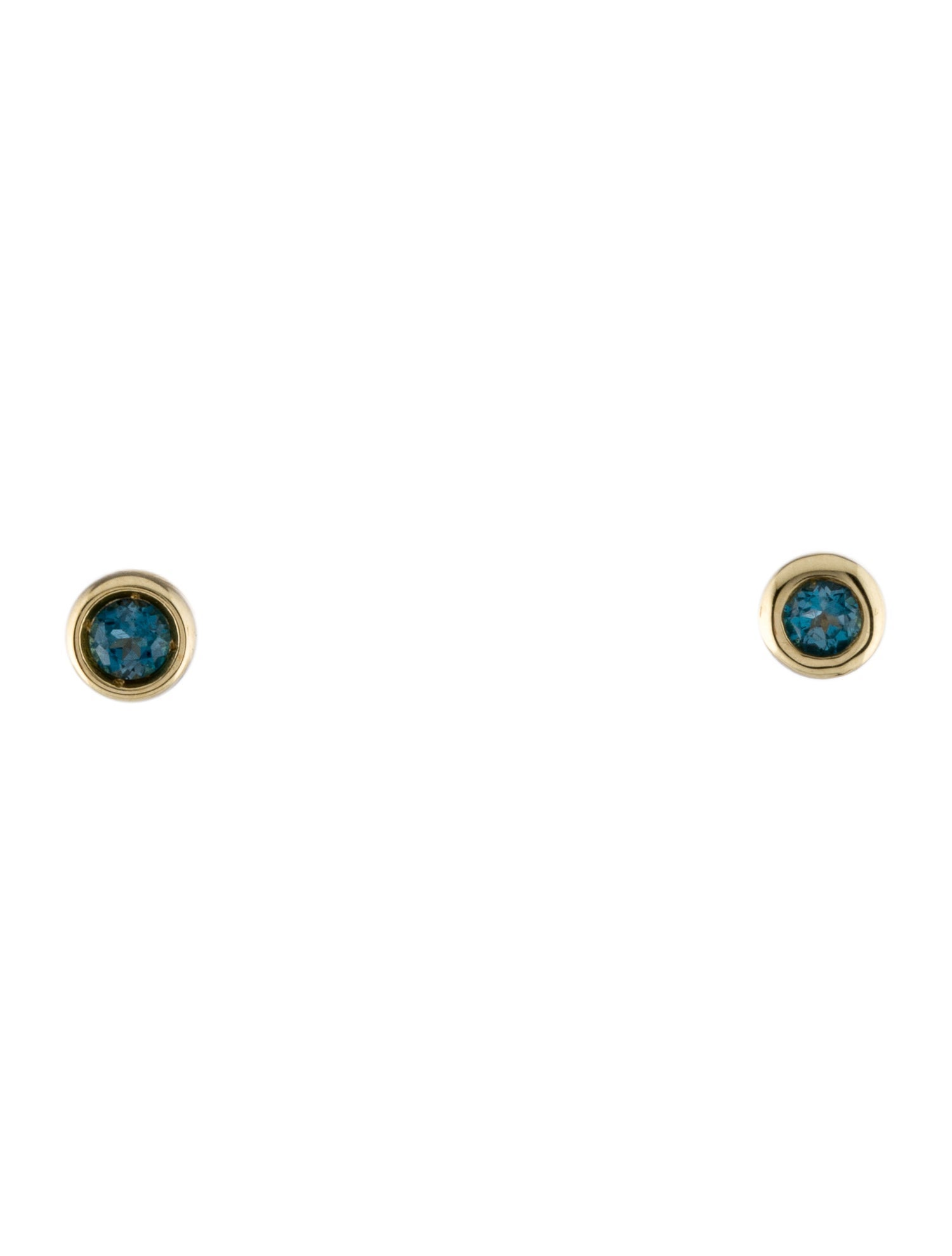 Earrings 14K Topaz Studs