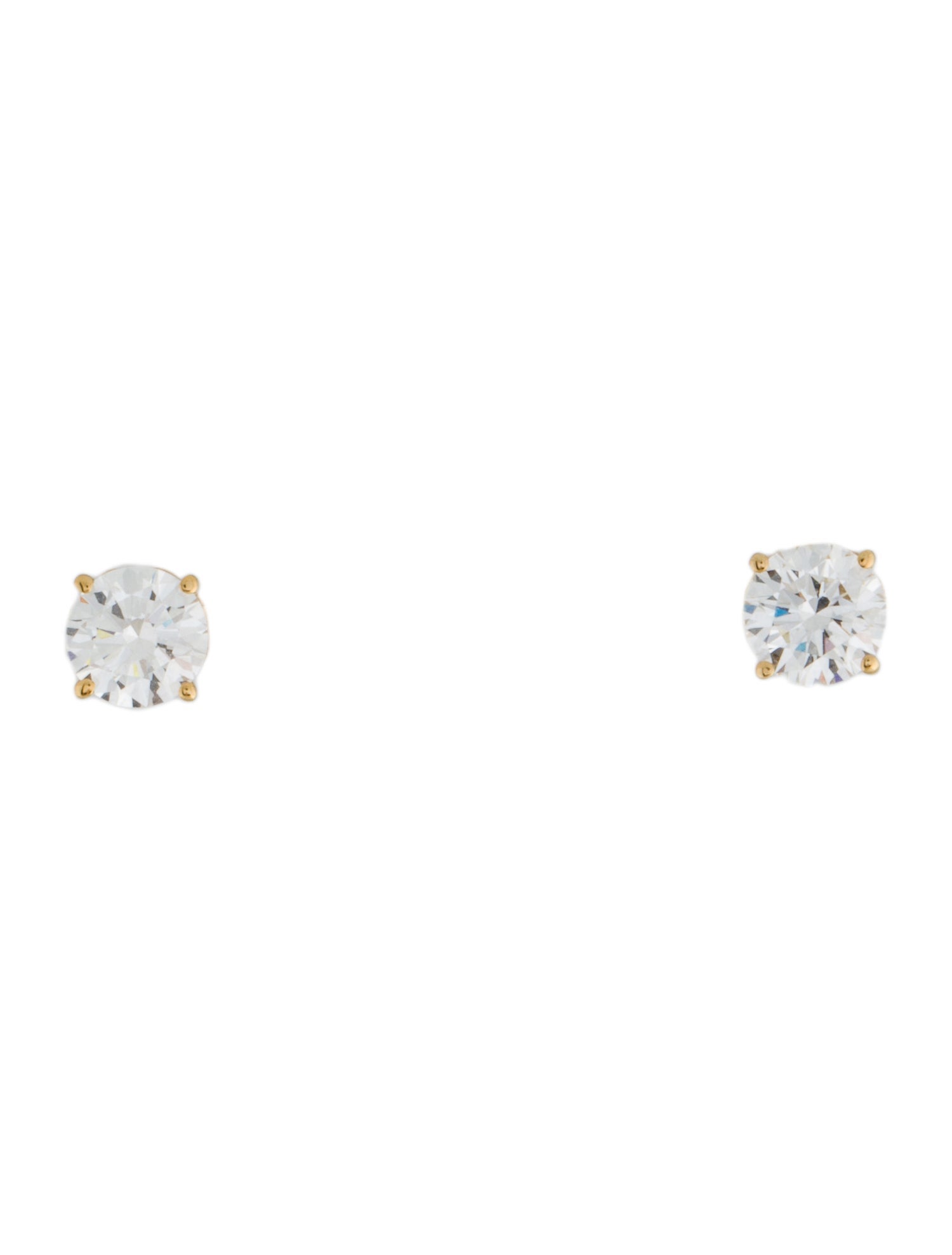 Earrings 14K 1.36ctw Lab-Grown Diamond Stud