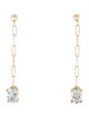 Earrings 14K 1.46ctw Aquamarine Drop Earrings