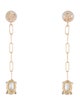 Earrings 14K 1.46ctw Aquamarine Drop Earrings