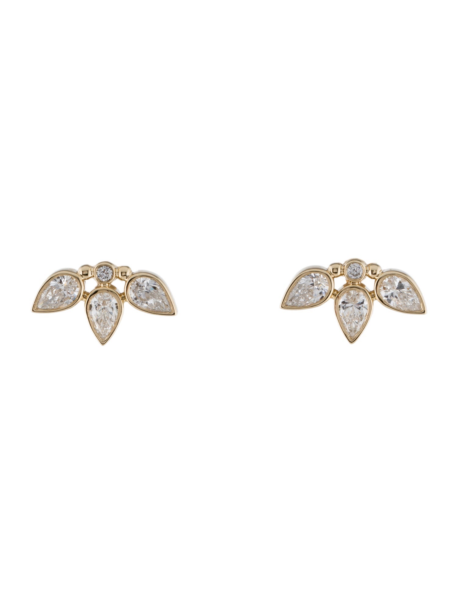 Earrings 14K 1.05ctw Lab-Grown Diamond Stud Earrings
