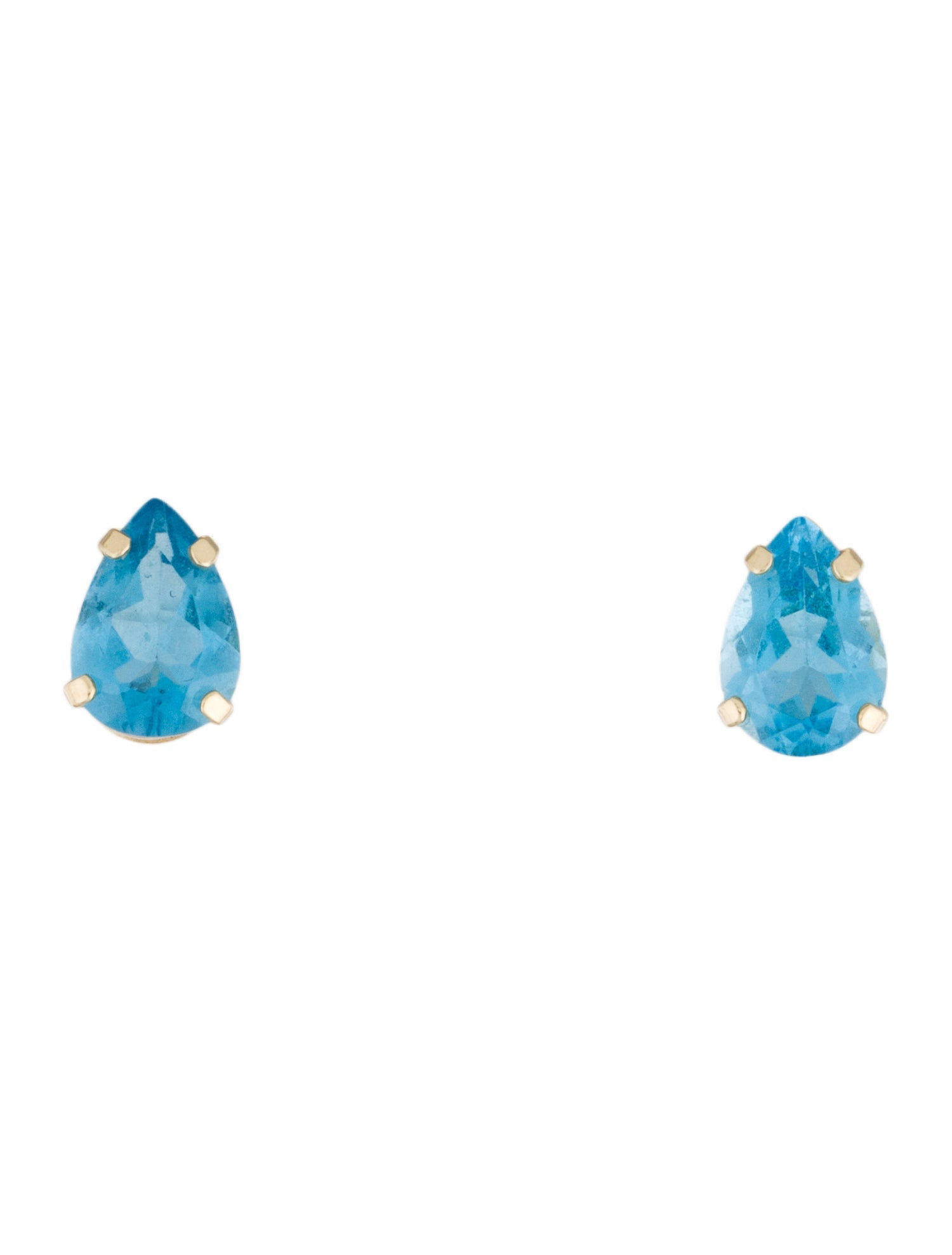 Earrings 14K 4.44ctw Topaz Stud