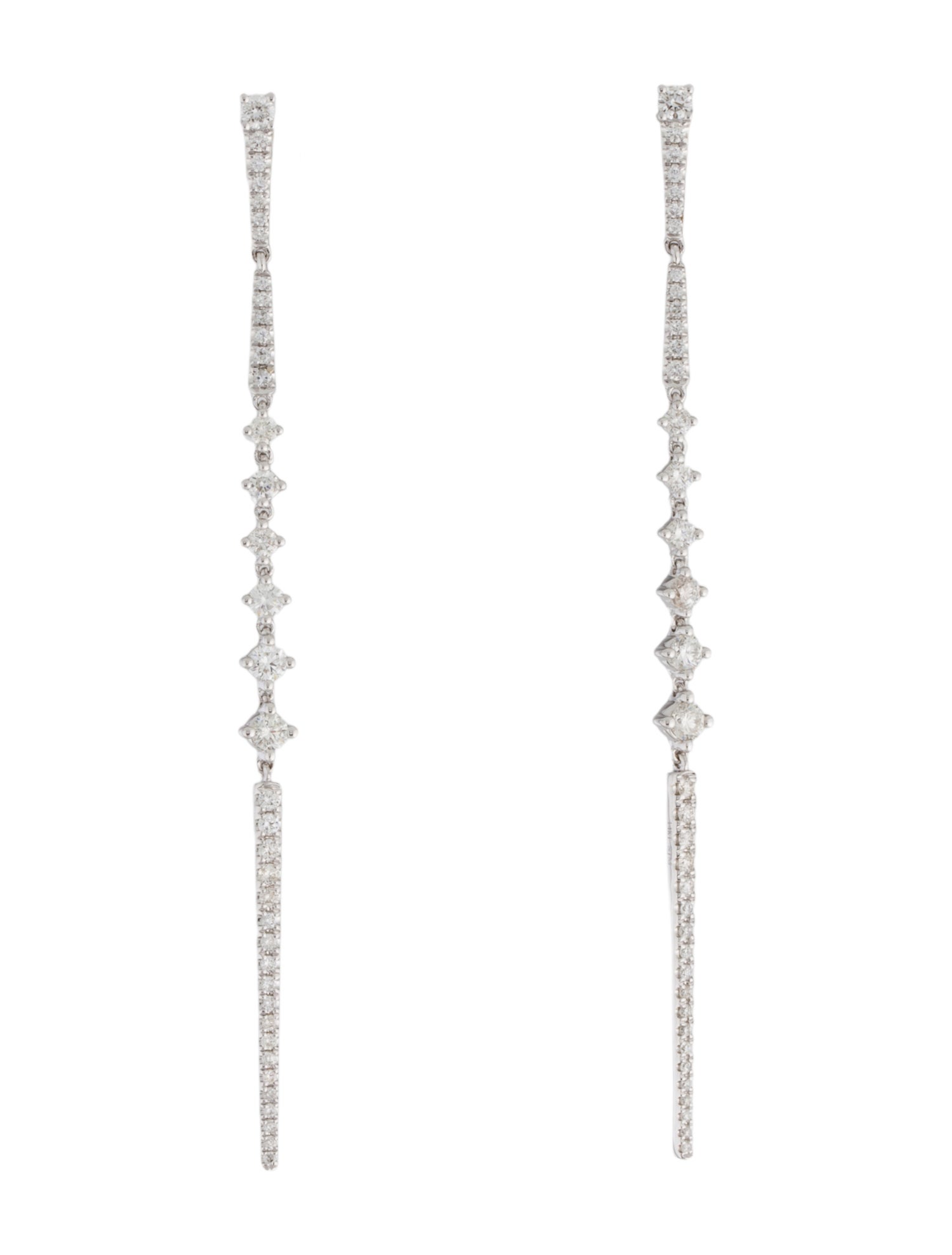 Earrings 14K 1.00ctw Diamond Drop Earrings