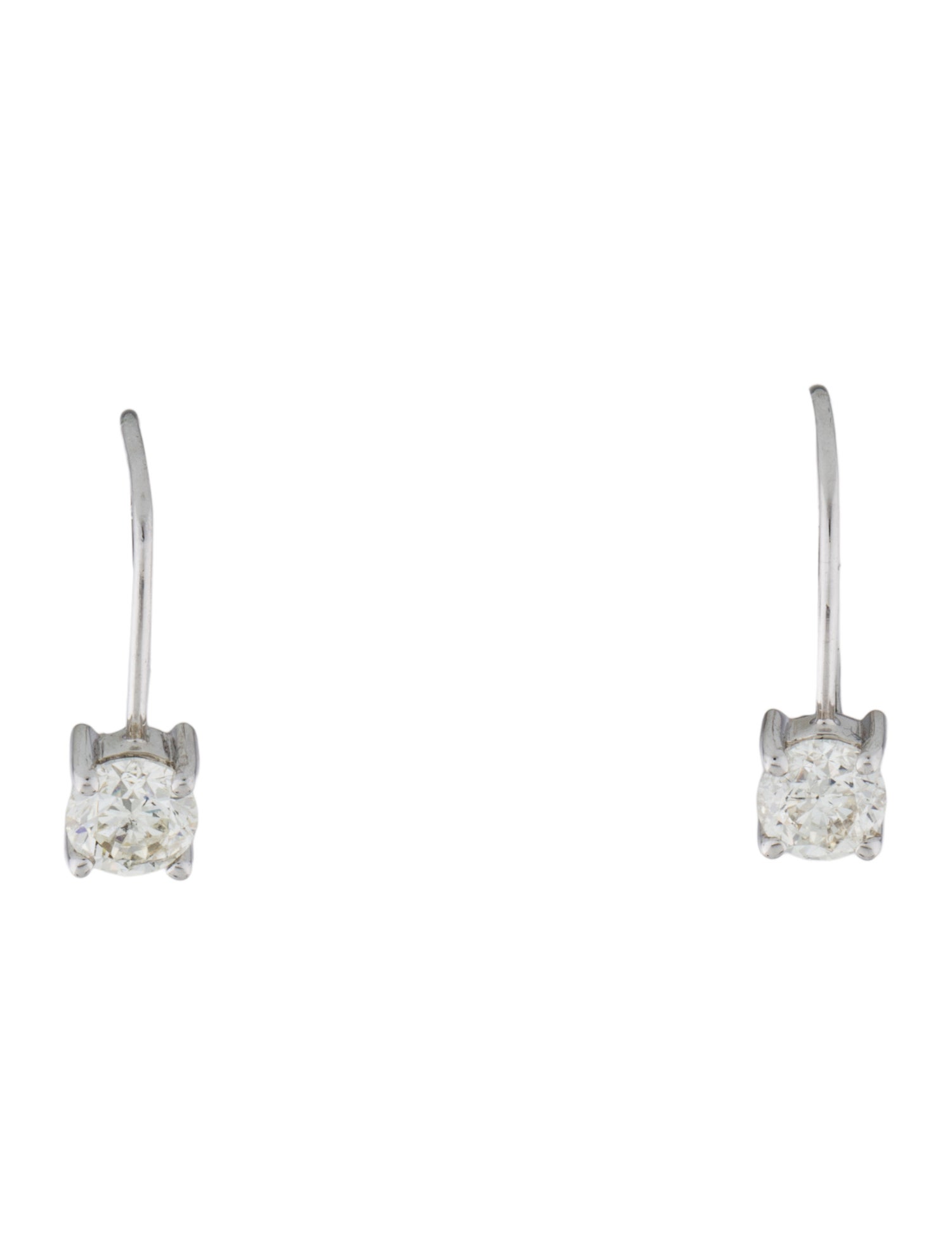 Earrings 14K Diamond Drop Earrings