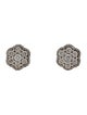 Earrings 14K 2.14ctw Diamond Cluster Stud Earrings