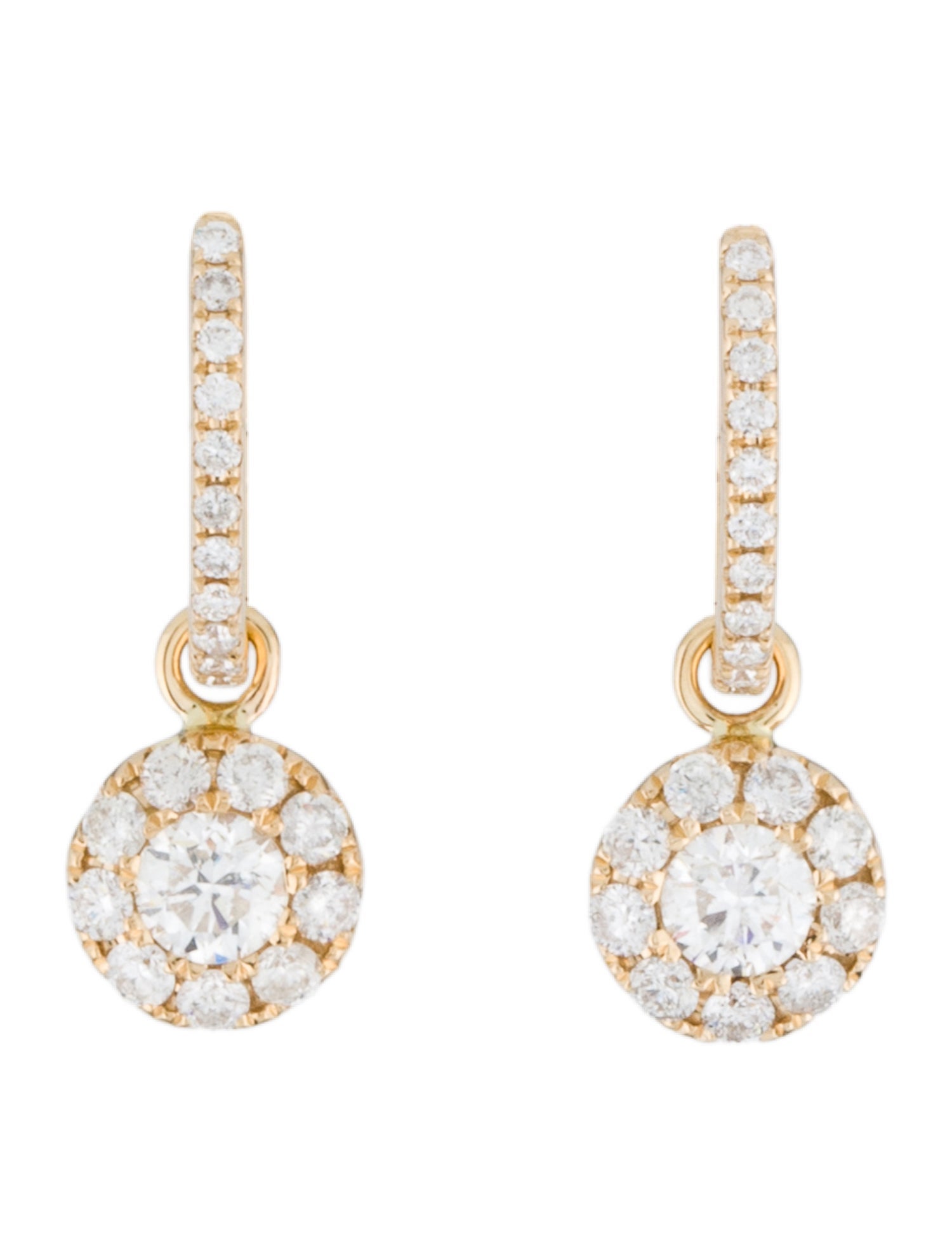 Earrings 14K 1.15ctw Diamond Drop Earrings
