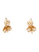 Earrings 14K Diamond Marquise Stud