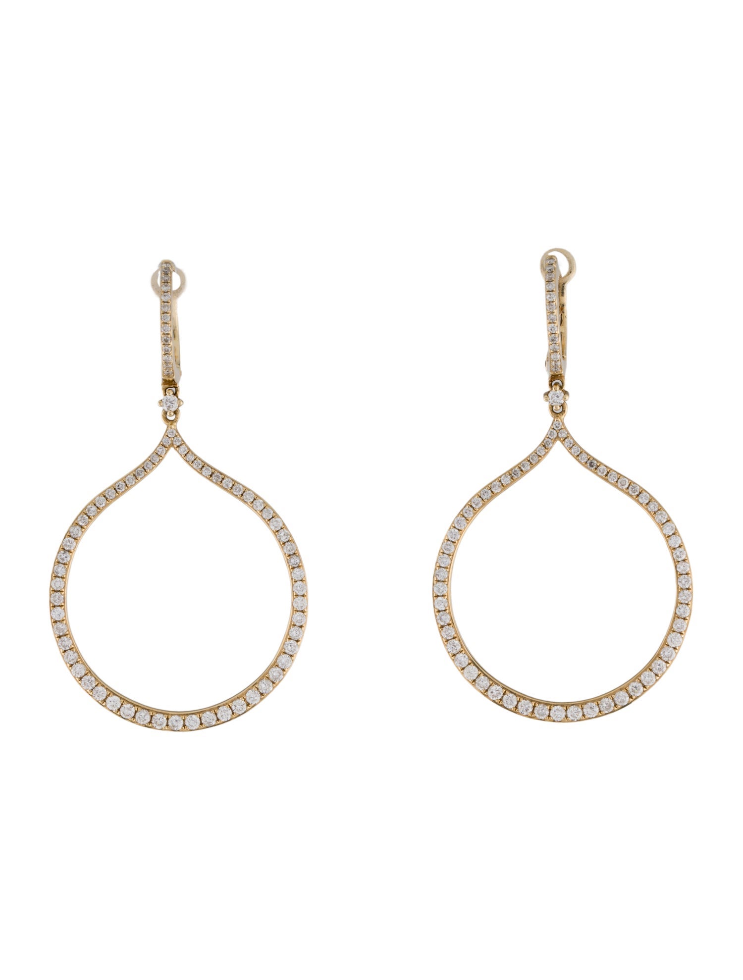 Earrings 14K 1.17ctw Diamond Drop