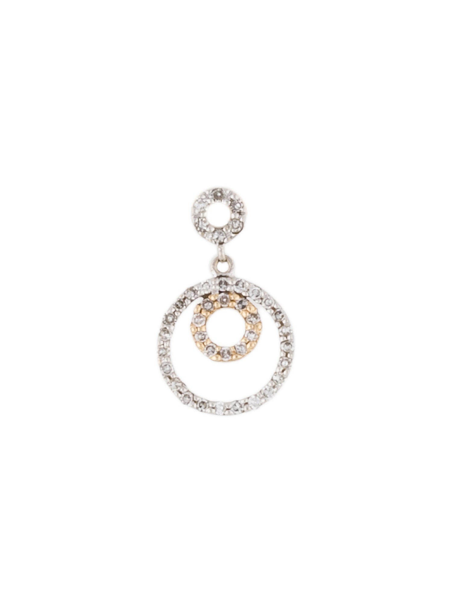 Earrings 14K Diamond Drop Single Earring