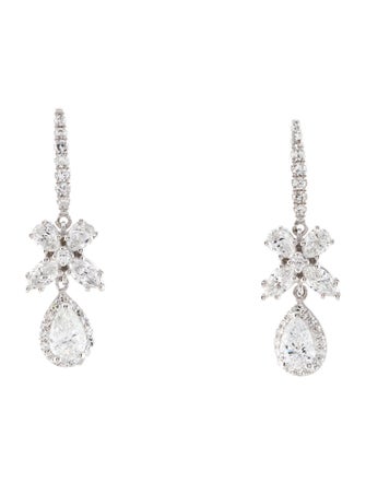 Earrings 14K 1.75ctw Lab-Grown Diamond Drop Earrings