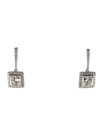 Earrings 14K 6.85ctw Lab-Grown Diamond Drop Earrings