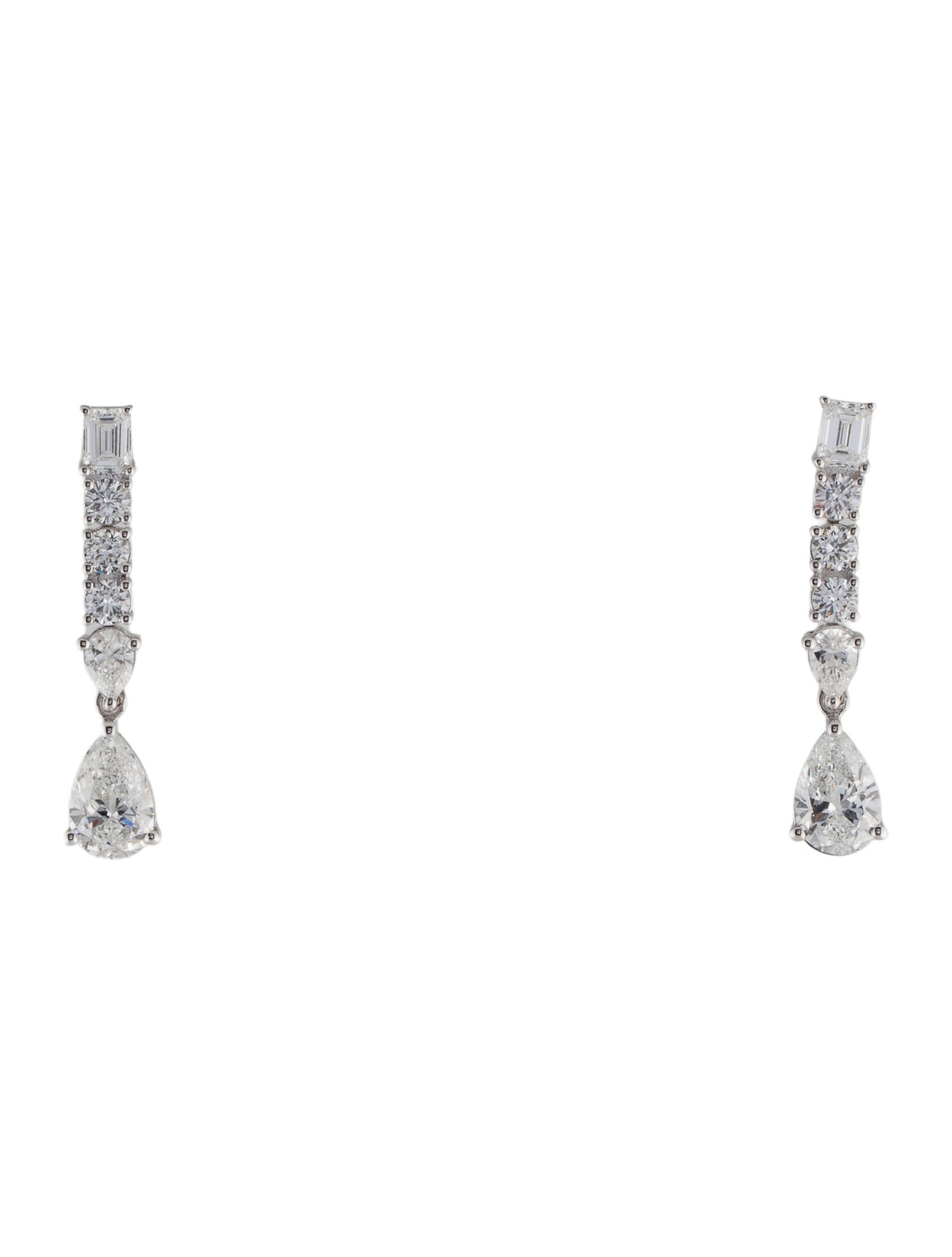 Earrings 14K 3.34ctw Lab-Grown Diamond Drop Earrings