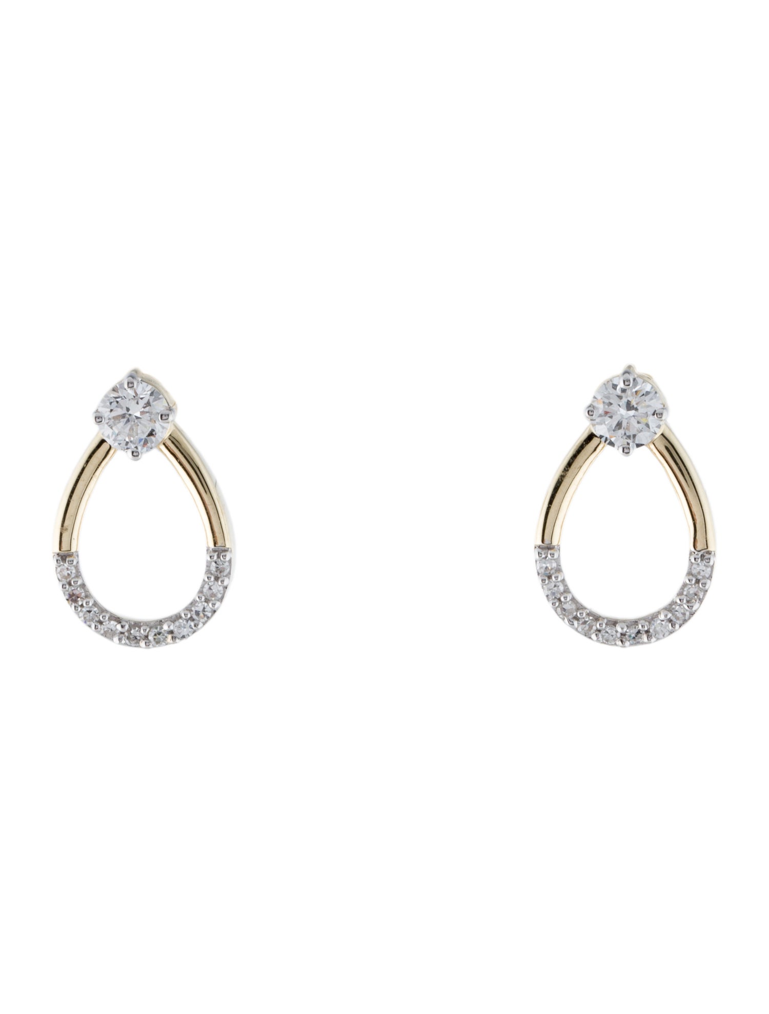 Earrings 14K Lab-Grown Diamond Drop Earrings
