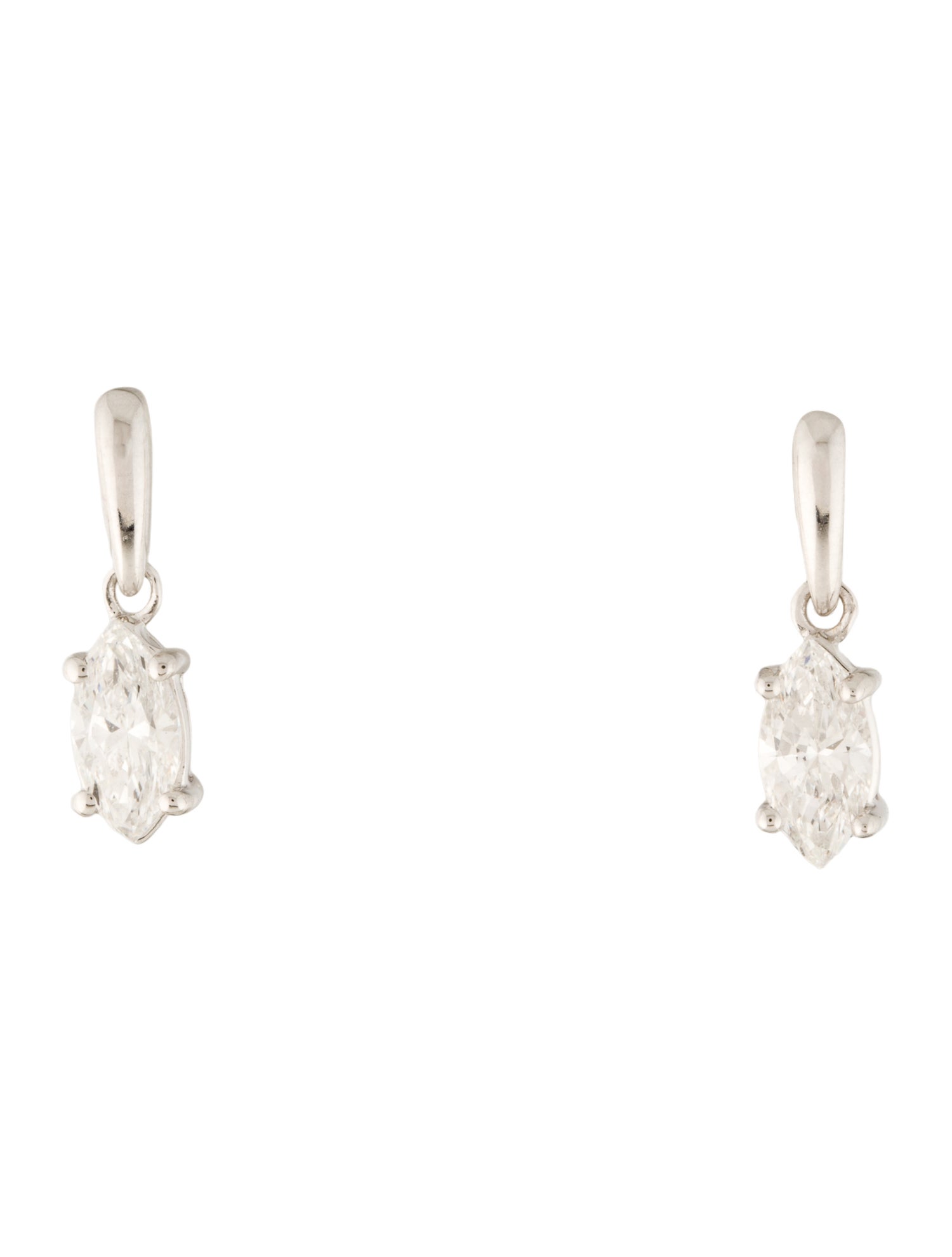 Earrings 14K 1.00ctw Lab-Grown Diamond Drop Earrings