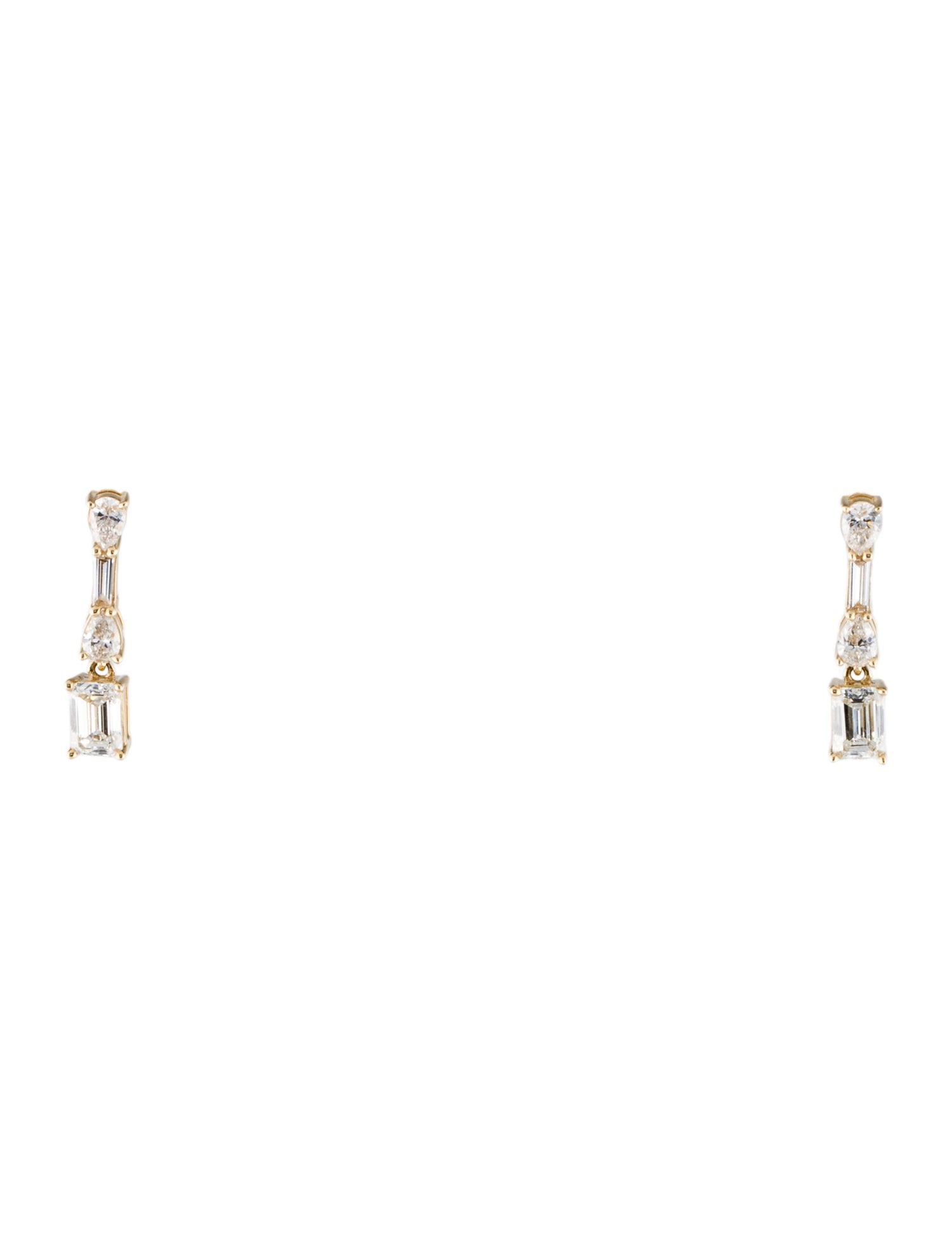 Earrings 14K Lab-Grown Diamond Drop Earrings