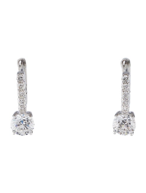 Earrings 14K 1.46ctw Lab-Grown Diamond Drop Earrings