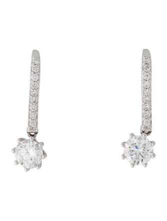 Earrings 14K 2.00ctw Lab-Grown Diamond Drop Earrings