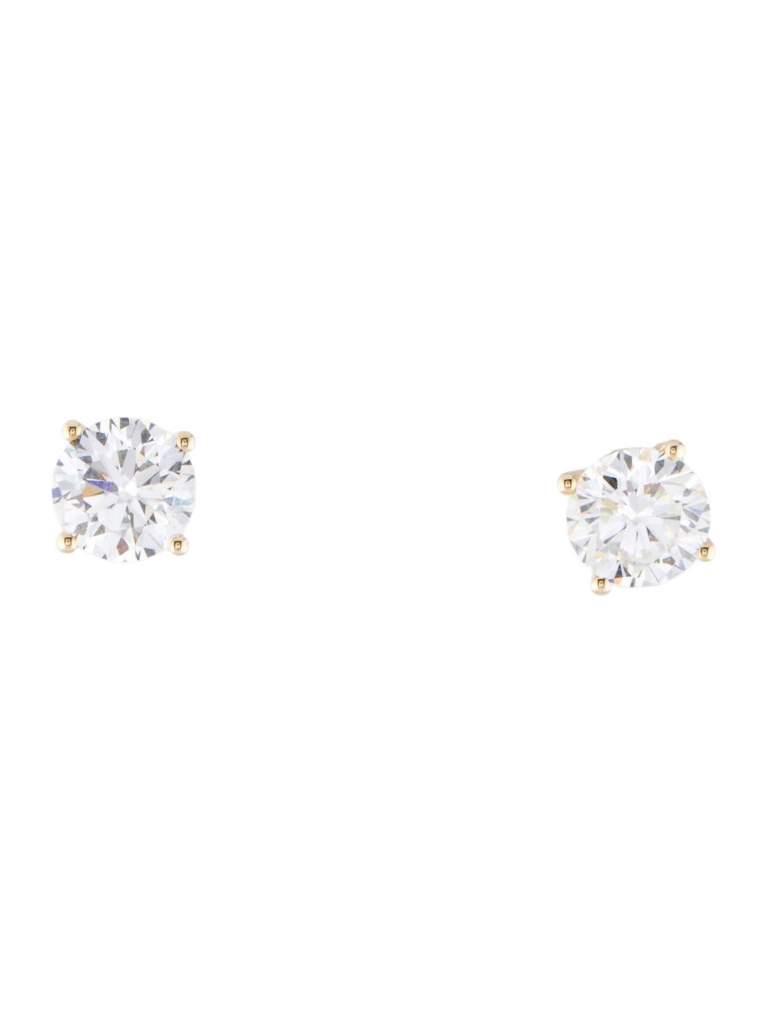 Earrings 14K 3.00ctw Lab-Grown Diamond Stud Earrings