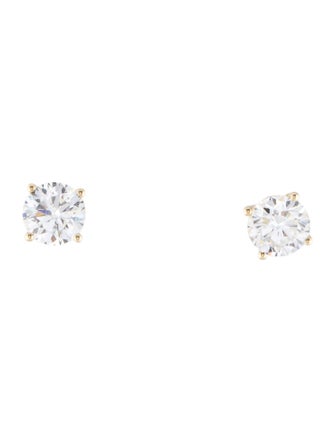 Earrings 14K 3.00ctw Lab-Grown Diamond Stud Earrings