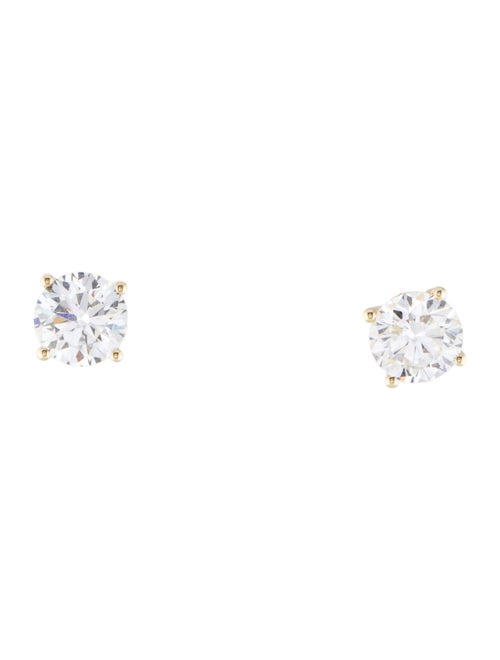 Earrings 14K 3.00ctw Lab-Grown Diamond Stud Earrings