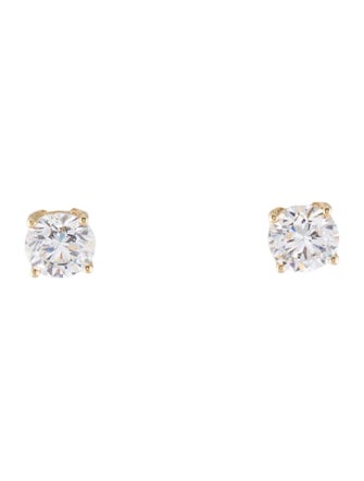 Earrings 14K 3.00ctw Lab-Grown Diamond Stud Earrings