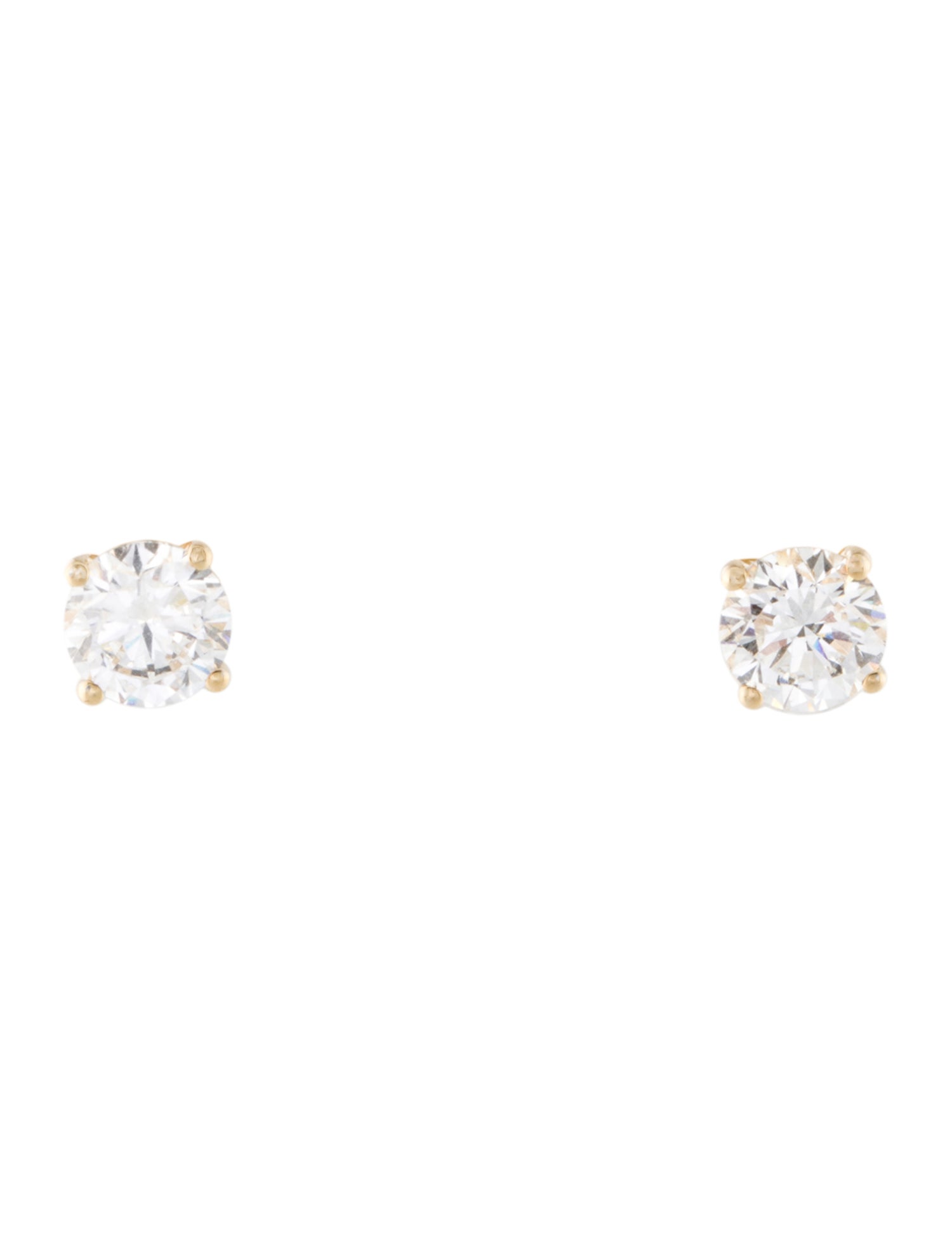 Earrings 14K 2.00ctw Lab-Grown Diamond Stud Earrings