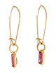 Earrings 18K Ruby Drop Earrings