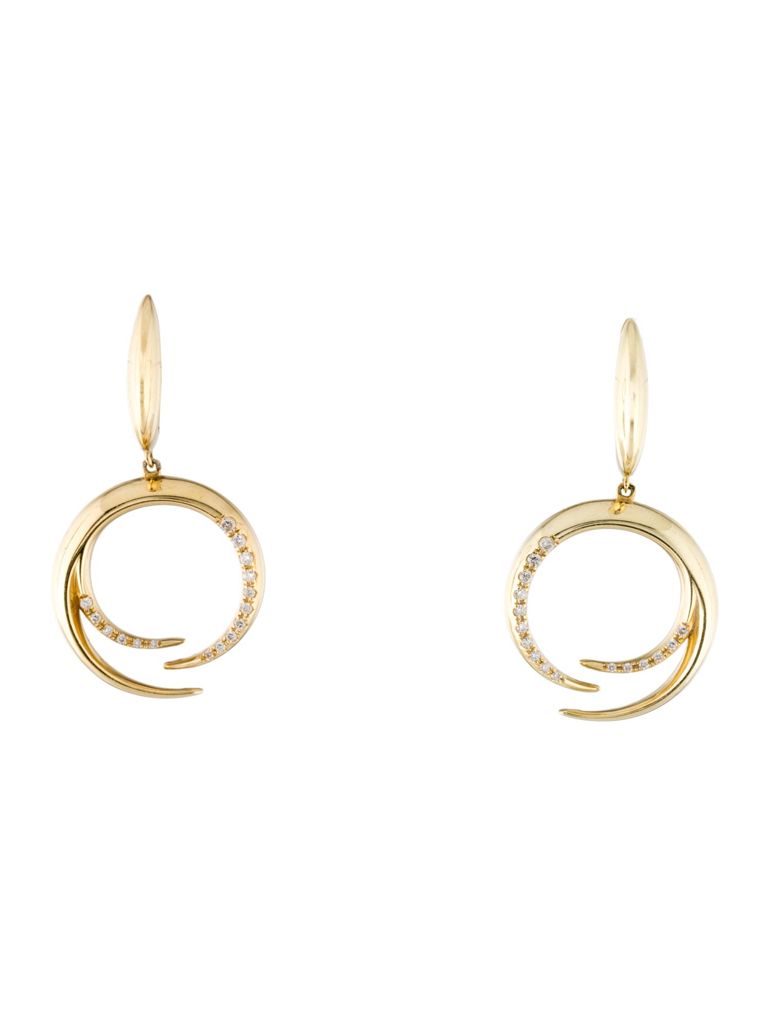 Earrings 18K Diamond Drop