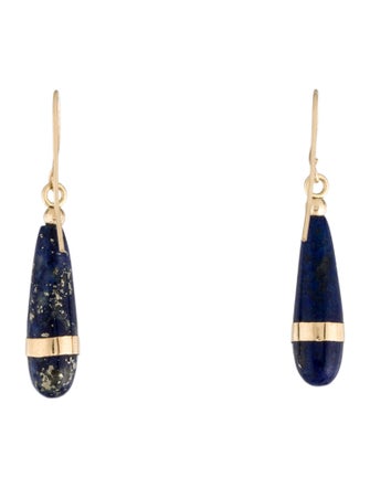 Earrings 14K Lapis Lazuli Drop Earrings