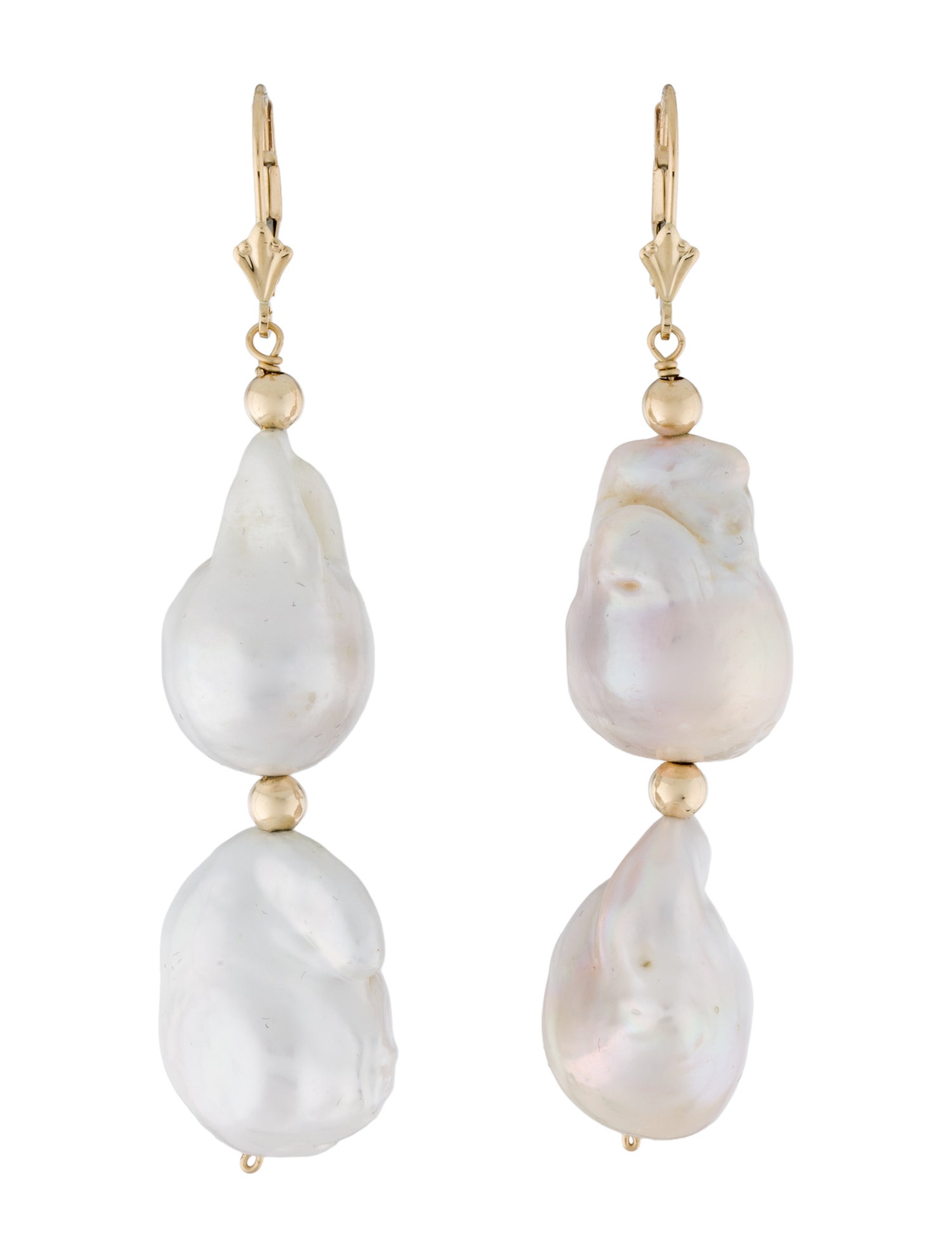 Earrings 14K Pearl Drop Earrings