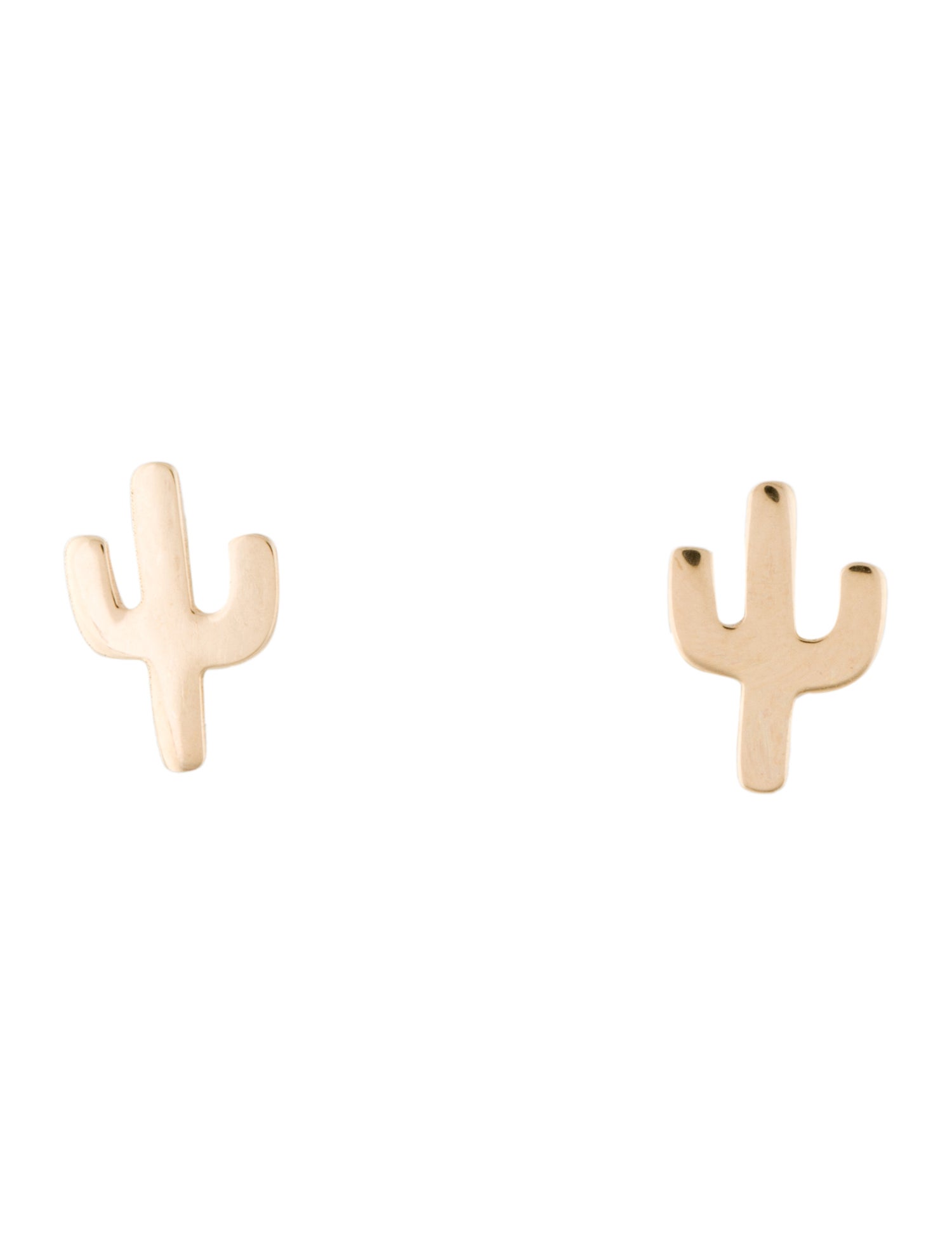 Earrings 14K Cactus Stud Earrings