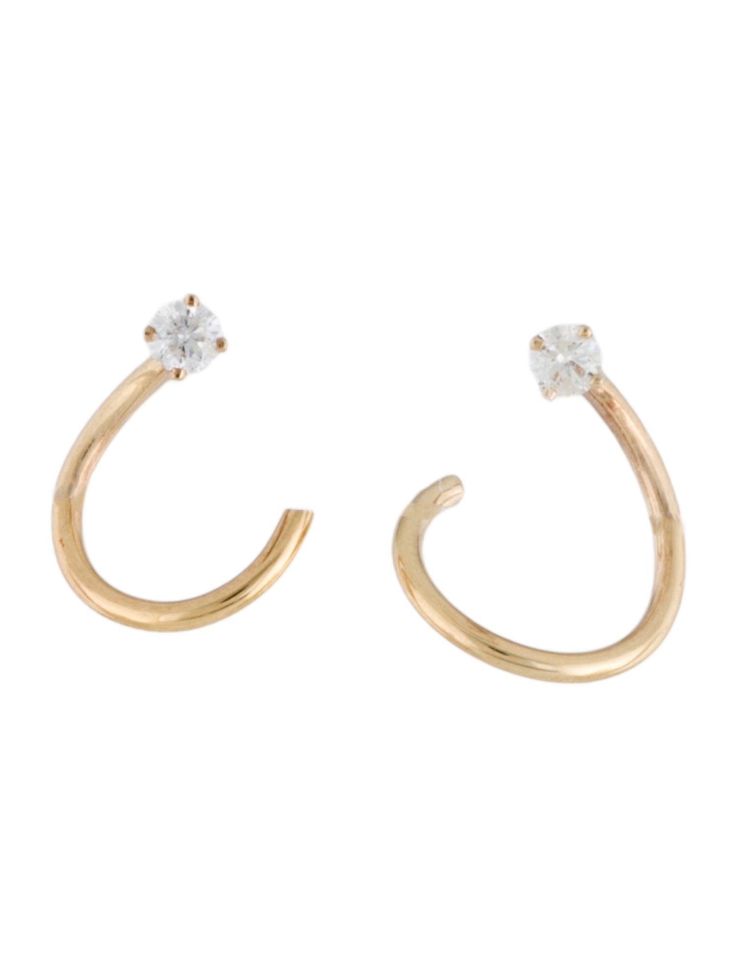 Earrings 14K Diamond Ear Cuff