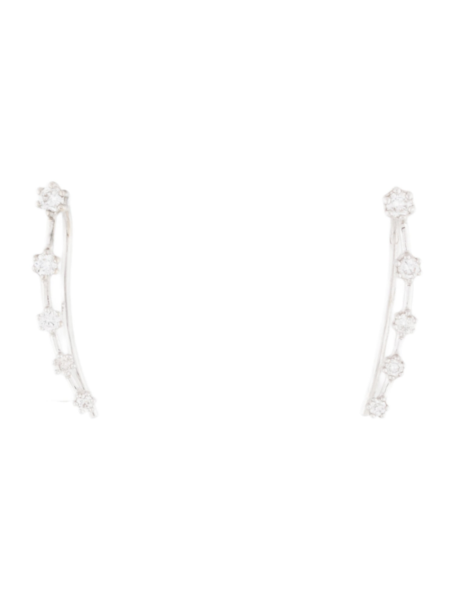 Earrings 14K Diamond Ear Climber