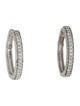Earrings 14K Diamond Hoop Earrings