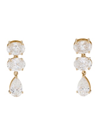 Earrings 14K 4.82ctw Lab-Grown Diamond Drop Earrings