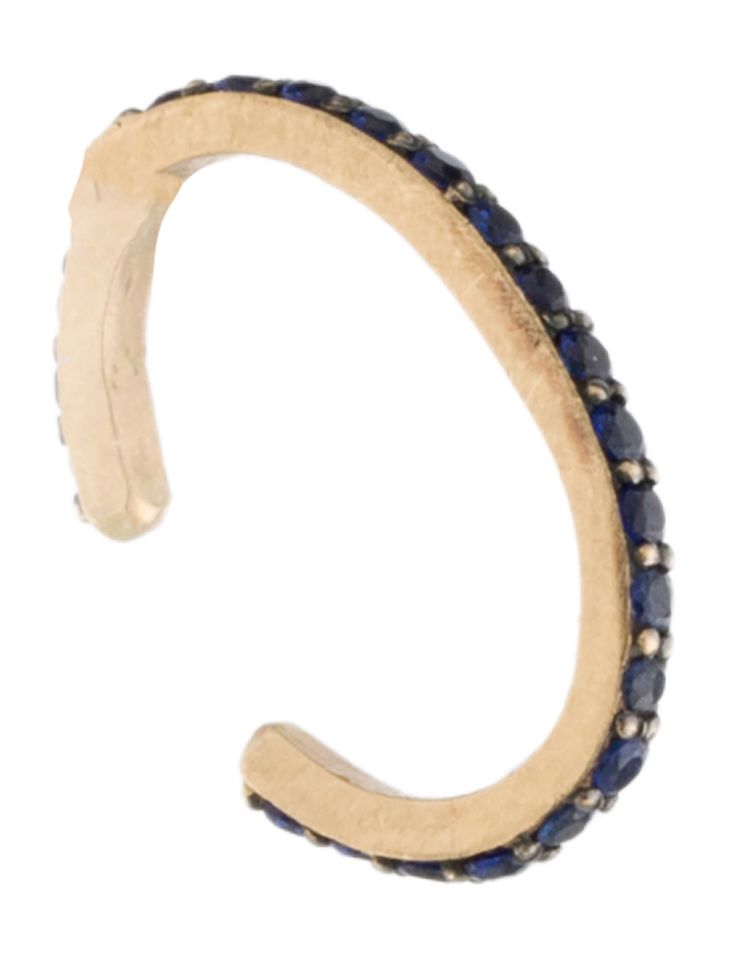Earrings 18K Sapphire Ear Cuff