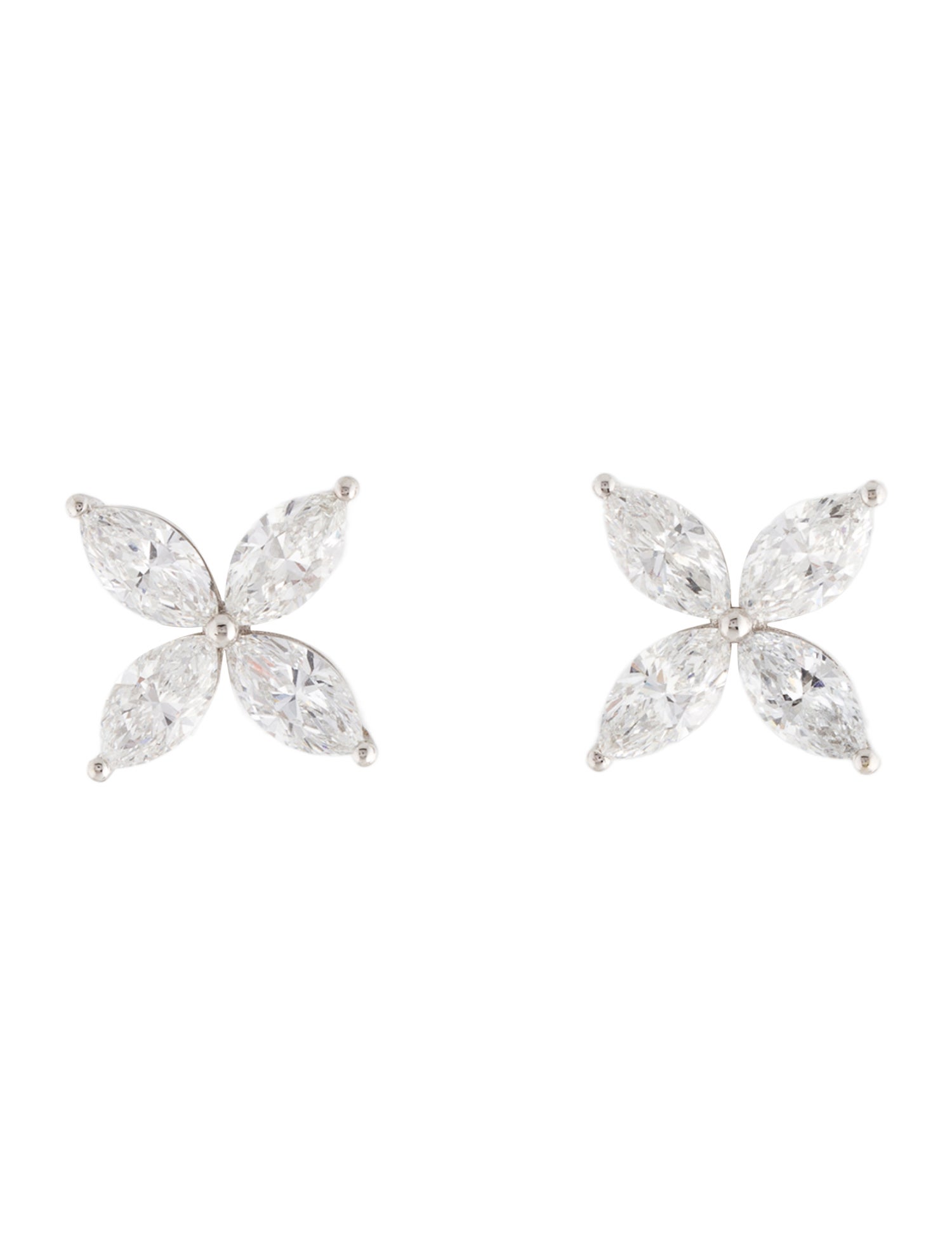 Earrings 14K 3.76ctw Lab-Grown Diamond Stud Earrings