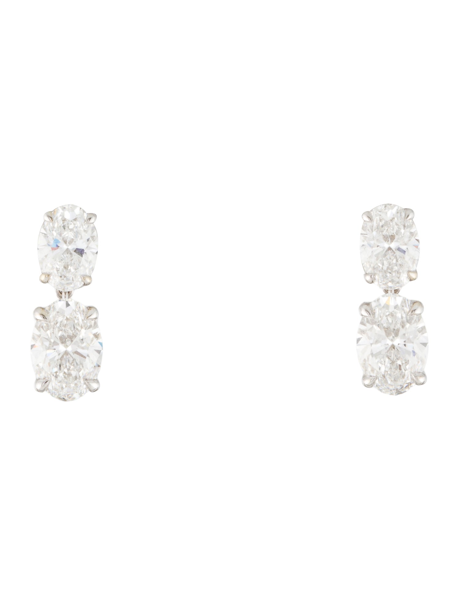 Earrings 14K 3.00ctw Lab-Grown Diamond Drop Earrings